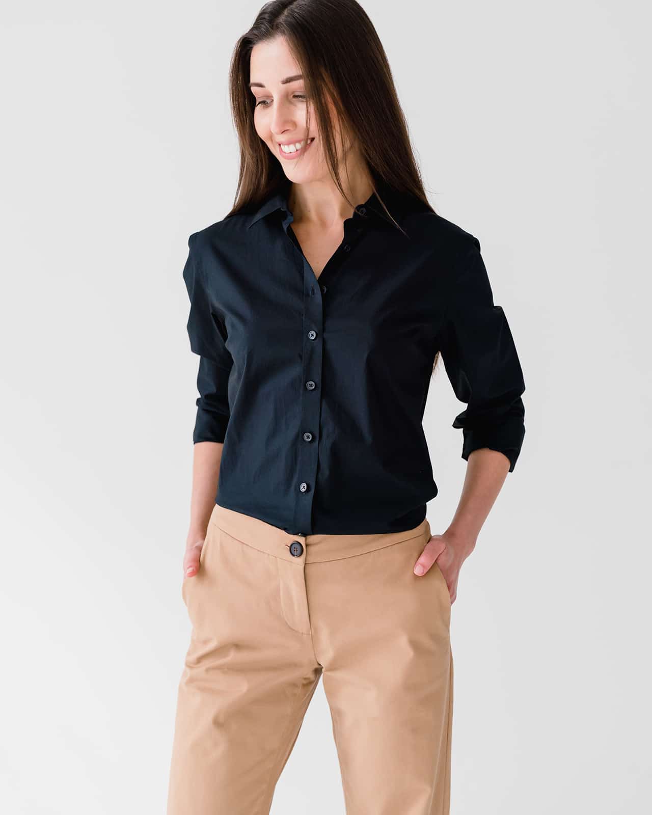 Wide-leg chino pant | Contemporaine | Shop Women%u2019s Wide-Leg Pants  Online in Canada | Simons